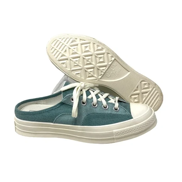Converse Chuck 70 Mule Slip Shoes Canvas Green Men’s Size Sneakers A00540C - Picture 3 of 9